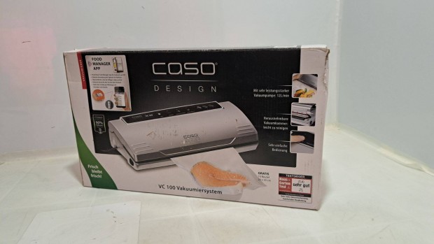 Vákuumcsomagoló, Caso VC100, 30 cm széles, szinte új