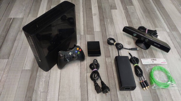 Vlaszthat Jtkkal! Kinect + Xbox 360 E Slim 250gb Konzol