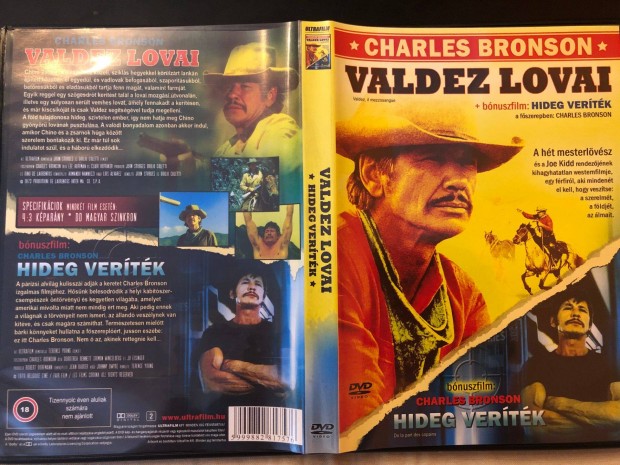 Valdez lovai + Hideg vertk karcmentes, Charles Bronson, 2 film 1 DVD