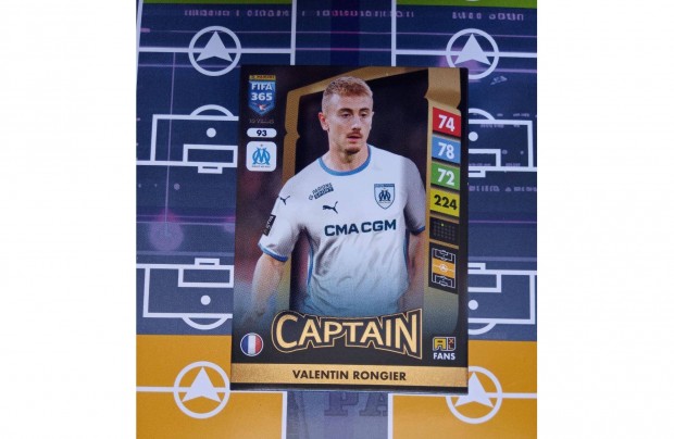 Valentin Rongier (Marseille) Fifa 365 2025 Captain focis krtya