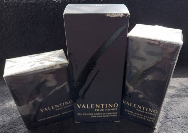 Valentino V pour homme - after shave, balzsam, tusfrd - ritkasg