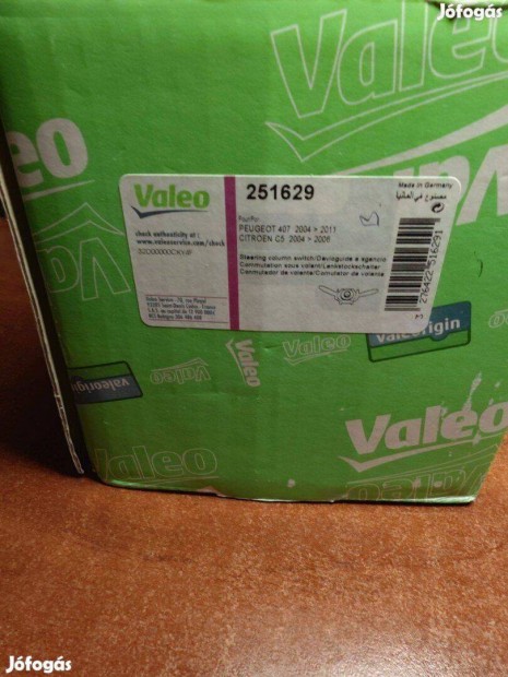 Valeo 251629 / OE6242S5 / Irnyjelz Vilgts Ablaktrl kapcsol j