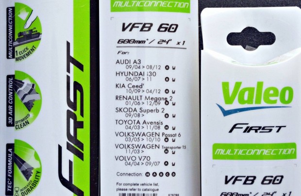 Valeo ablaktrl lapt 600 mm - VFB 60 Cikkszm: 575788