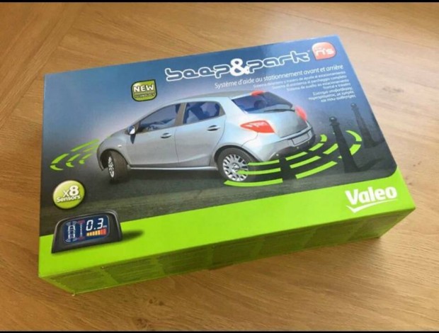 Valeo tolatóradar (8 szenzoros,lcd kijelzős)