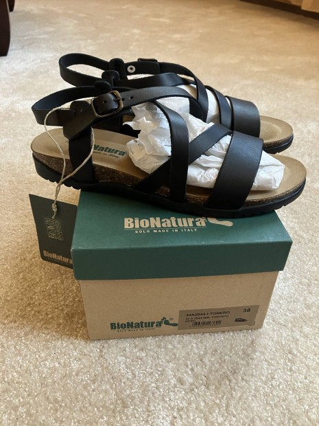 Valódi bőr szandál, made in Italy, Bionatura 38