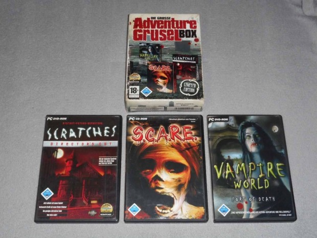 Vampire World + Scratches + S.C.A.R.E Horror PC Szmtgpes jtkok