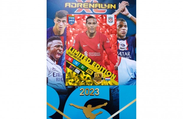 Van Dijk (Liverpool) Panini FIFA 365 2023 XXL Limited focis krtya