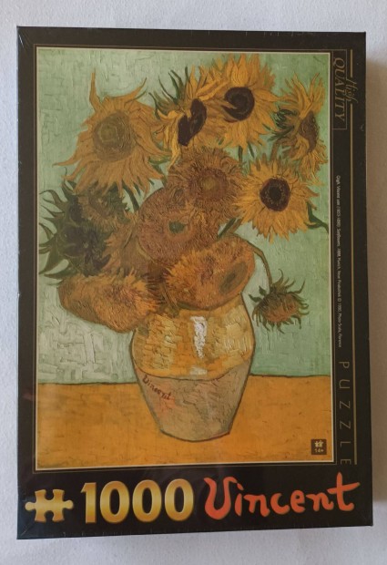Van Gogh - Napraforgók puzzle 1000 db D-Toys