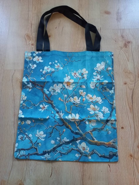 Van Gogh mandula virágos textil szatyor - Új