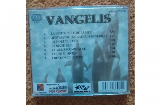 Vangelis zenei CD- relaxlshoz is