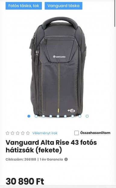 Vanguard Alta Rise 43 fots htizsk 