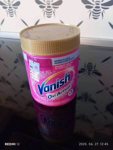 Vanish Oxi Action folttisztító por színes ruhákhoz 470 gr
