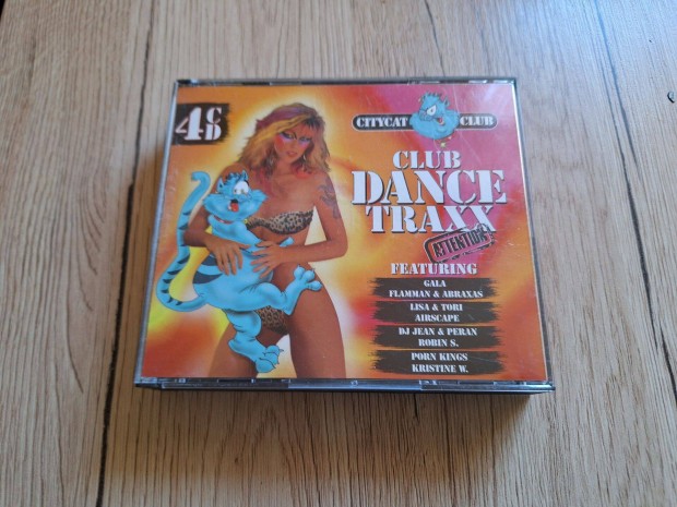 Various Club Dance Traxx 4 lemezes CD vlogats!