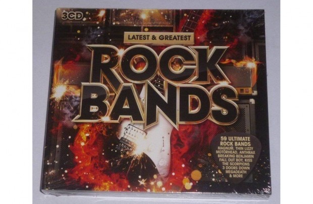 Various - Latest & Greatest Rock Bands 3XCD Box