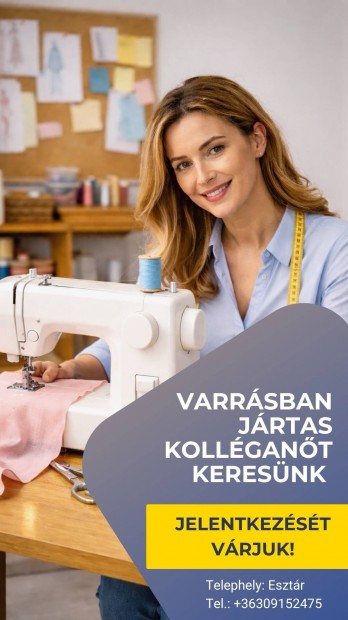 Varrni tud� munkat�rsat keres�nk