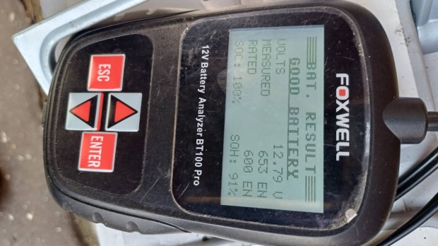 Varta 12V 95Ah akkumultor 91%