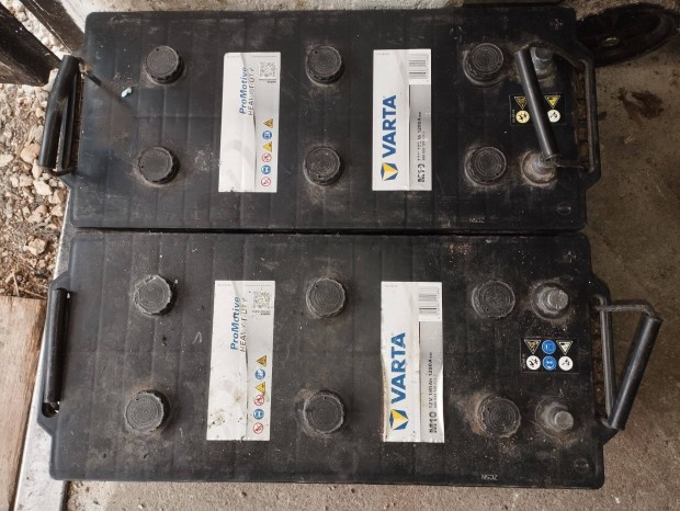 Varta 12 V 190 Ah akku akkumulátor 2 db
