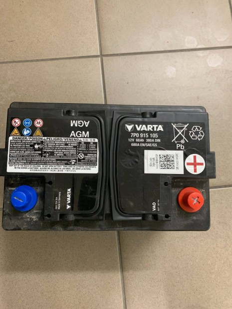 Varta 12v/68ah 380a-es aut akkumultor elad