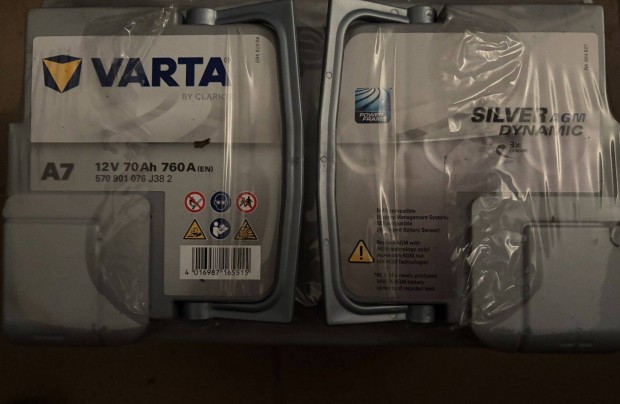 Varta Akkumultor START-Stopos j bontatlan elad