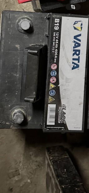 Varta B19 45ah J+ Hibatlan Akkumulator