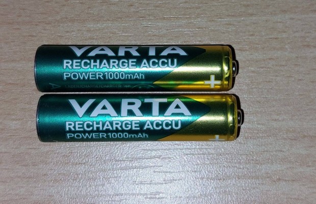 Varta Power akkumultor mikro/ AAA 1000 mAh jratlthet elem