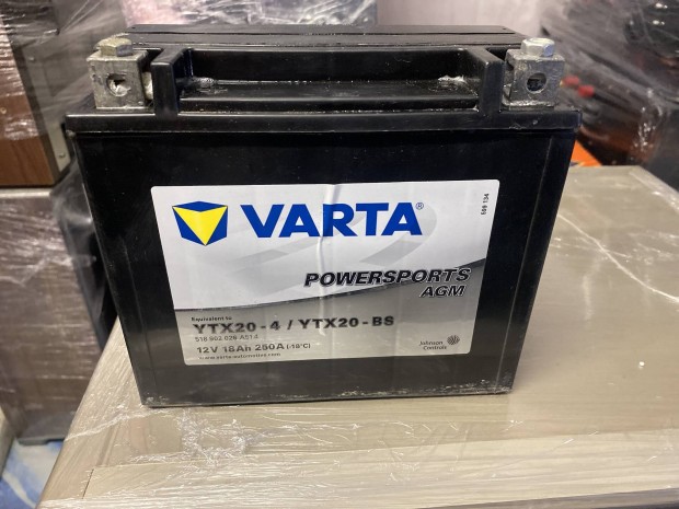 Varta Powersport agm 12 volt 18 amp 250A Quad Akku jó