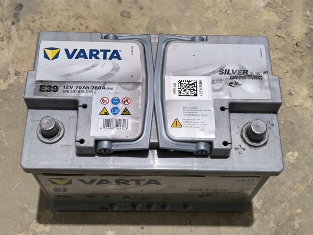 Varta Silver Dynamic AGM 70Ah 760A , kb. 4 ves