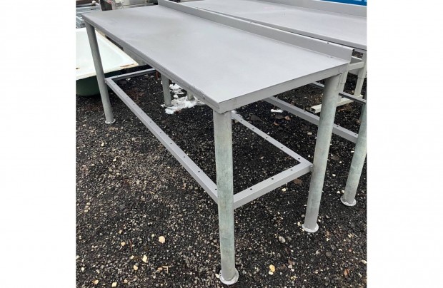 Vas asztal satupad munka asztal 190 cm x 62 cm