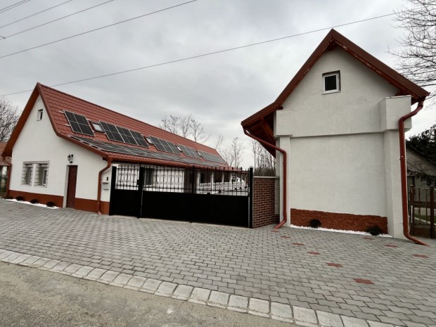 Vasad, Panzi�, 300 m2-es, csal�di h�z, 4+8 szob�s, fel�j�tott /