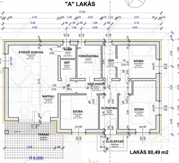 Vasadi elad 80 nm-es hz