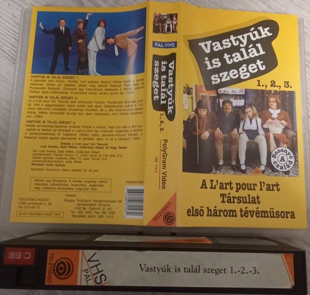 Vastyk is tall szeget - kabar vhs