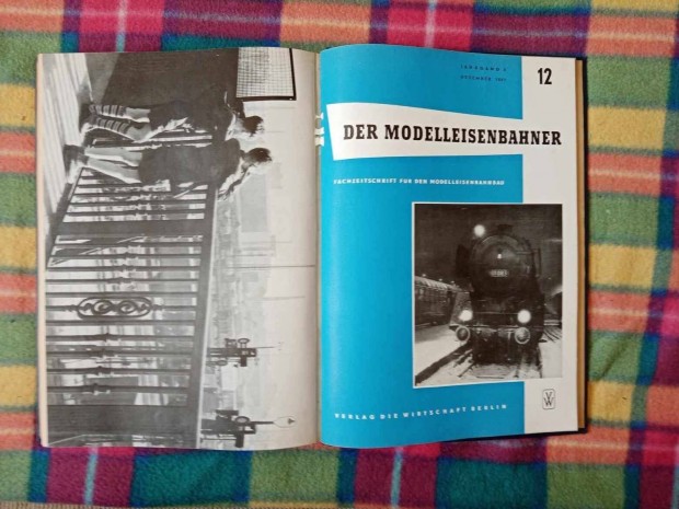 Vastmodellezs Der Modelleisenbahner 1957-es. Teljes vfolyam