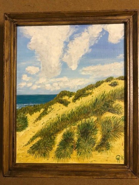 Vászon festmény tengerpart dekoráció kép 34x27cm