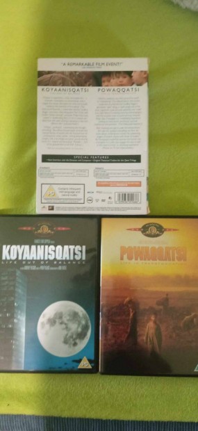 Vtoz vilg Koyaanisqatsi Powaqqatsi dszdoboz 2 dvd