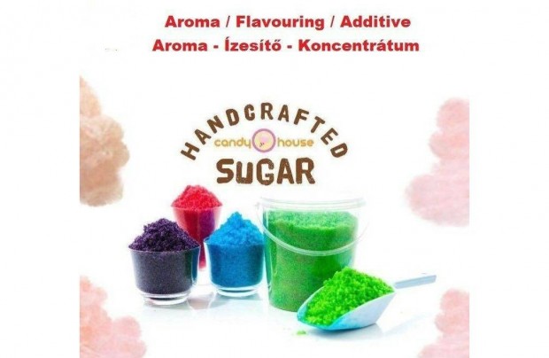 Vattacukor Aroma Ízesítő Vattacukor Popcorn Kürtőskalács készítéshez