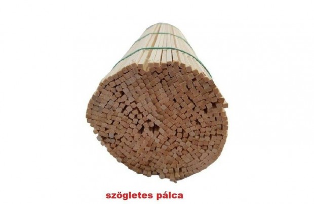 Vattacukor pálca Hurkapálca Szögletes Hárs 40cmx4,0mm