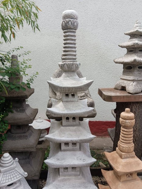 Vecss en 1db Hatalmas 217cm Japn kertpt kerti k Pagoda lmpa