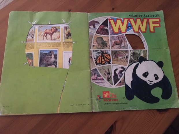 Védett állatok wwf lutra album