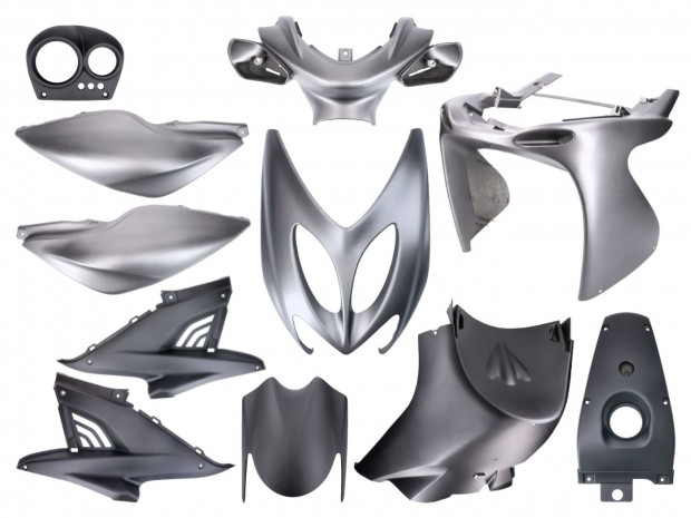 Vdburkolat kszlet fekete / szrke, matt 11 darab Yamaha Aerox, MBK