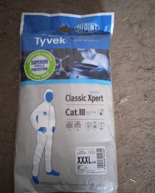 Vdruha Tyvek Classic pert 3XL