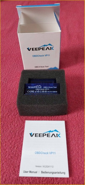 Veepeak VP11 OBD2 Bluetooth csak Android !