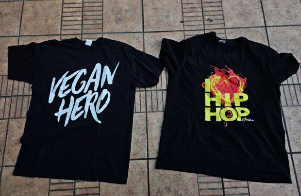 Vegan hero feliratos vegetari�nus p�l� Hip Hop Rap p�l� L XL