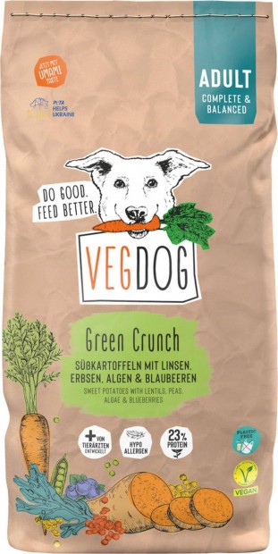 Vegdog Green Crunch kutyatp 6 kg