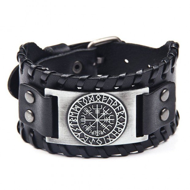 Vegvisir viking fekete br karkt