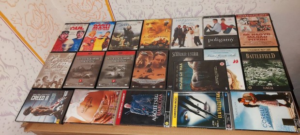 Vegyes DVD filmek vgjtk, akci,  kaland, romantikus 