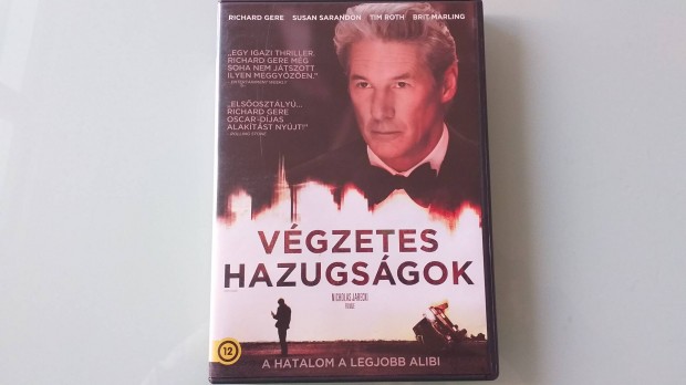 Vgzetes hazugsgok krimi DVD film-Richard Gere