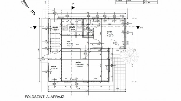 Velence, Szmozott utca, 34 m2-es, dl, 1 szobs, feljtand