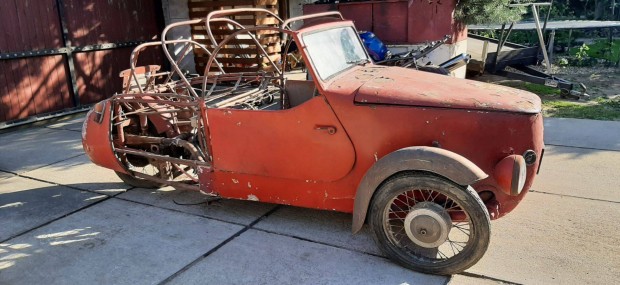 Velorex 350 eladó cserélhető veterán motorokra Simson mz stb