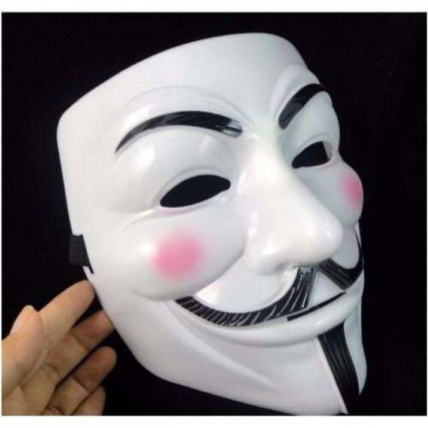 Vendetta Anonymus guy-fawkes maszk larc jelmez