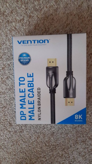 Vention DP male to male cable 8K kbel